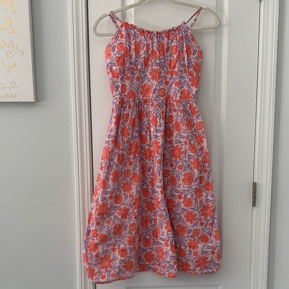 Janie & Jack Girls Floral Midi‎ Sundress boho summer size 14